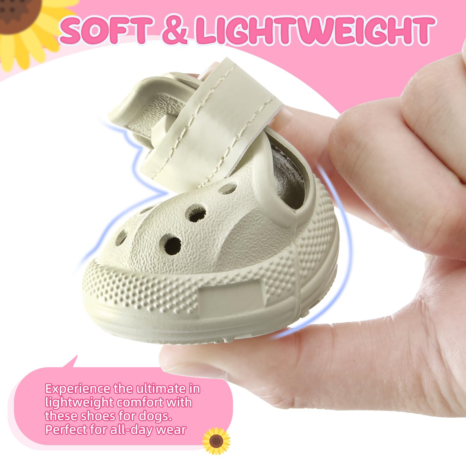 Lukovee dog shoes feature non-slip soles for secure footing