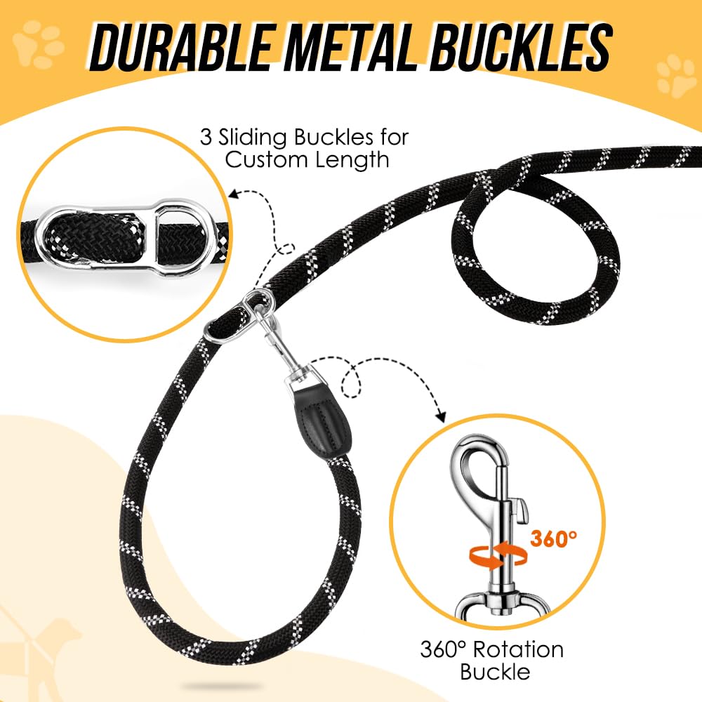 Lukovee no-pull neck loop demonstrated for flexible sizing and choking prevention.