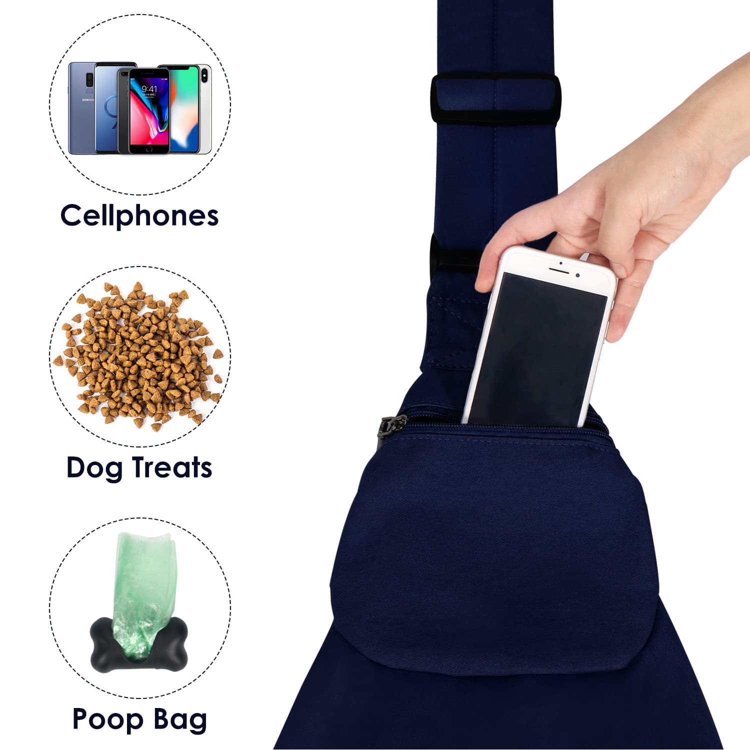 Lukovee Pet Sling breathable-cotton fabric keeps your pet cool and comfy