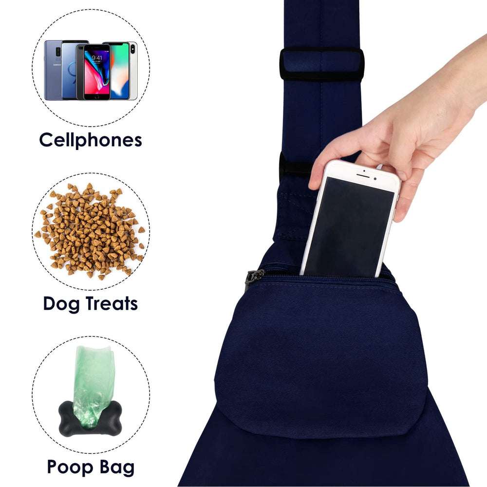 Lukovee Pet Sling breathable-cotton fabric keeps your pet cool and comfy
