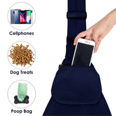 Lukovee Pet Sling breathable-cotton fabric keeps your pet cool and comfy