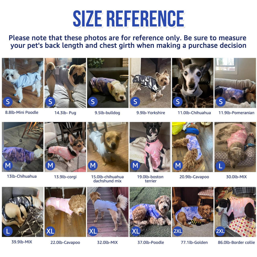 Lukovee Recovery Suit dogs-anxiety-relief lightweight fabric helps calm nervous pets.