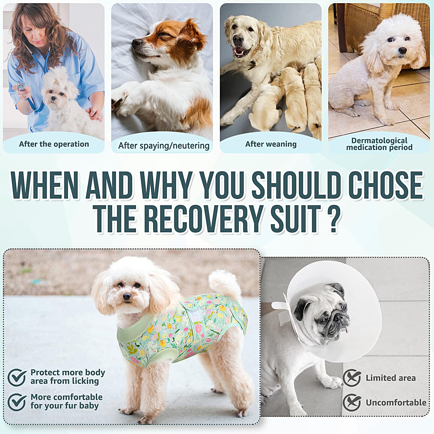 Lukovee Recovery Suit in green color highlighting friendly, visible design