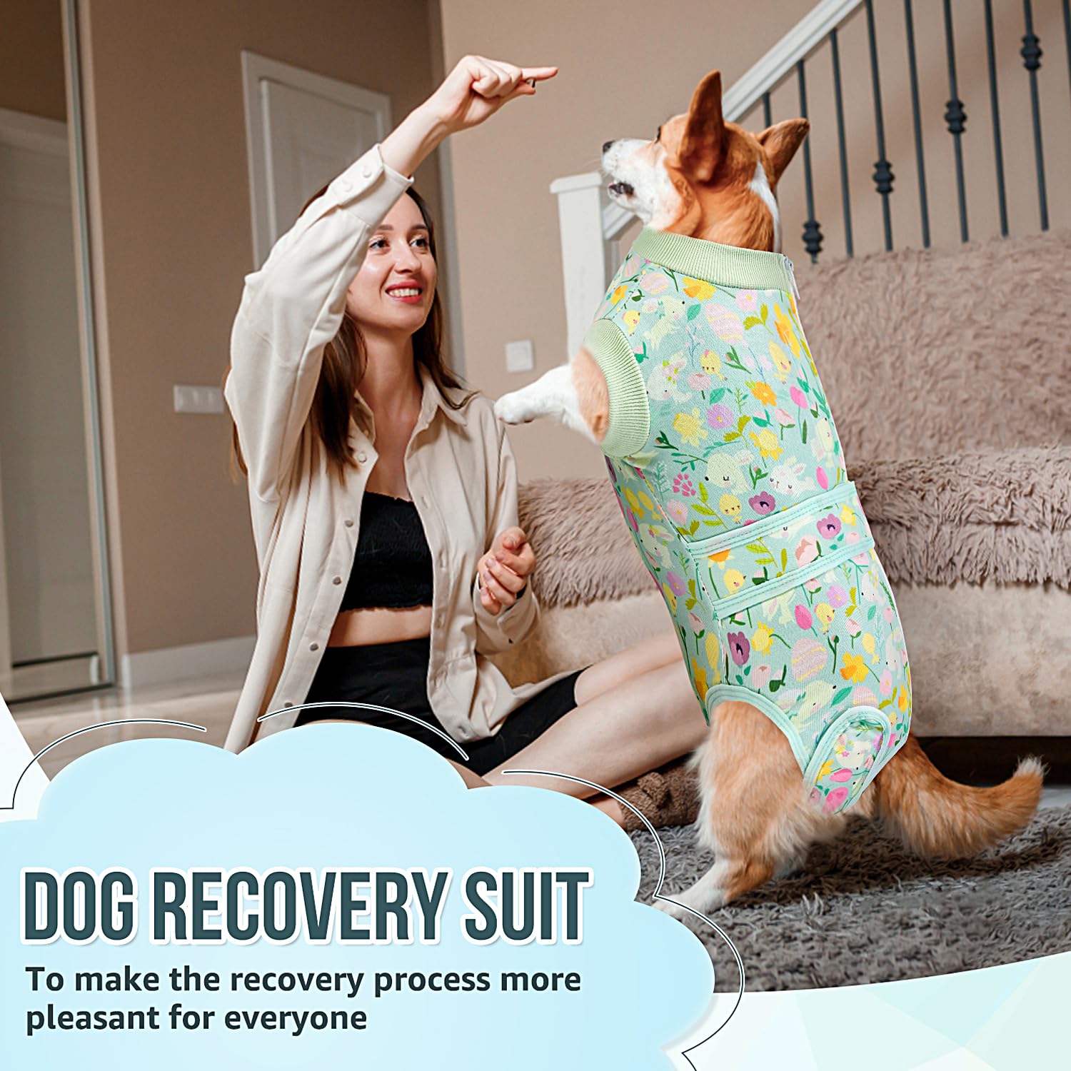 Lukovee Recovery Suit size chart graphic for choosing the right fit