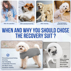 Lukovee recovery suit shows toilet-friendly back area for hassle-free bathroom breaks.