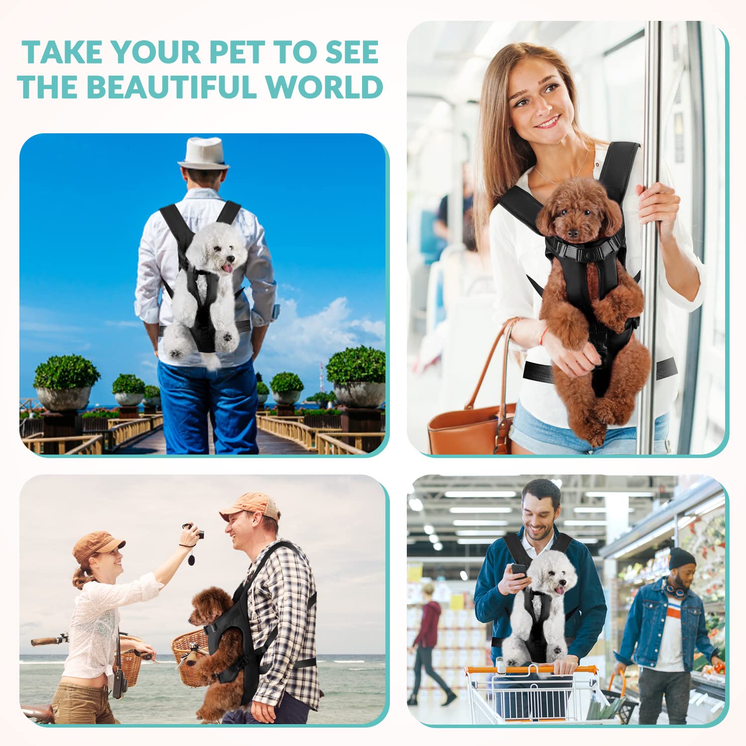Lukovee size guide for dog carrier photo helps pick the right fit.