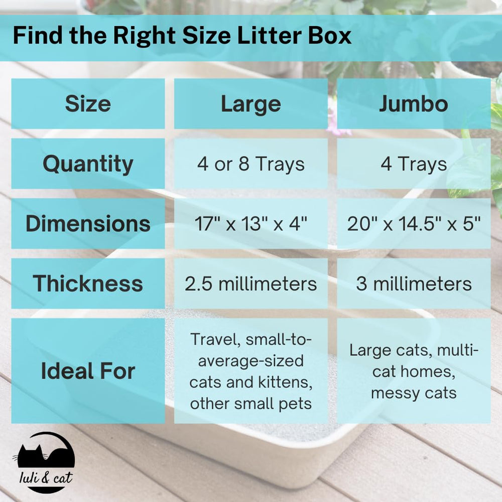 Luli & Cat recycling-material product informs eco-conscious, plastic-free design for litter boxes.