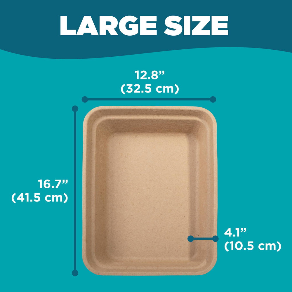 LumaKa Pets disposable litter box for travel use enables mess-free hotel stays