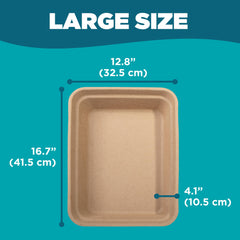 LumaKa Pets disposable litter box for travel use enables mess-free hotel stays