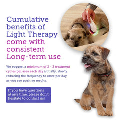 LumaSoothe light therapy for pets promotes skin care and healing through surface treatment.