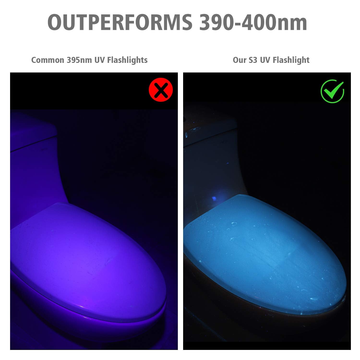 LUMENSHOOTER S3 resin-curing-demo demonstrates 365nm performance for curing tasks
