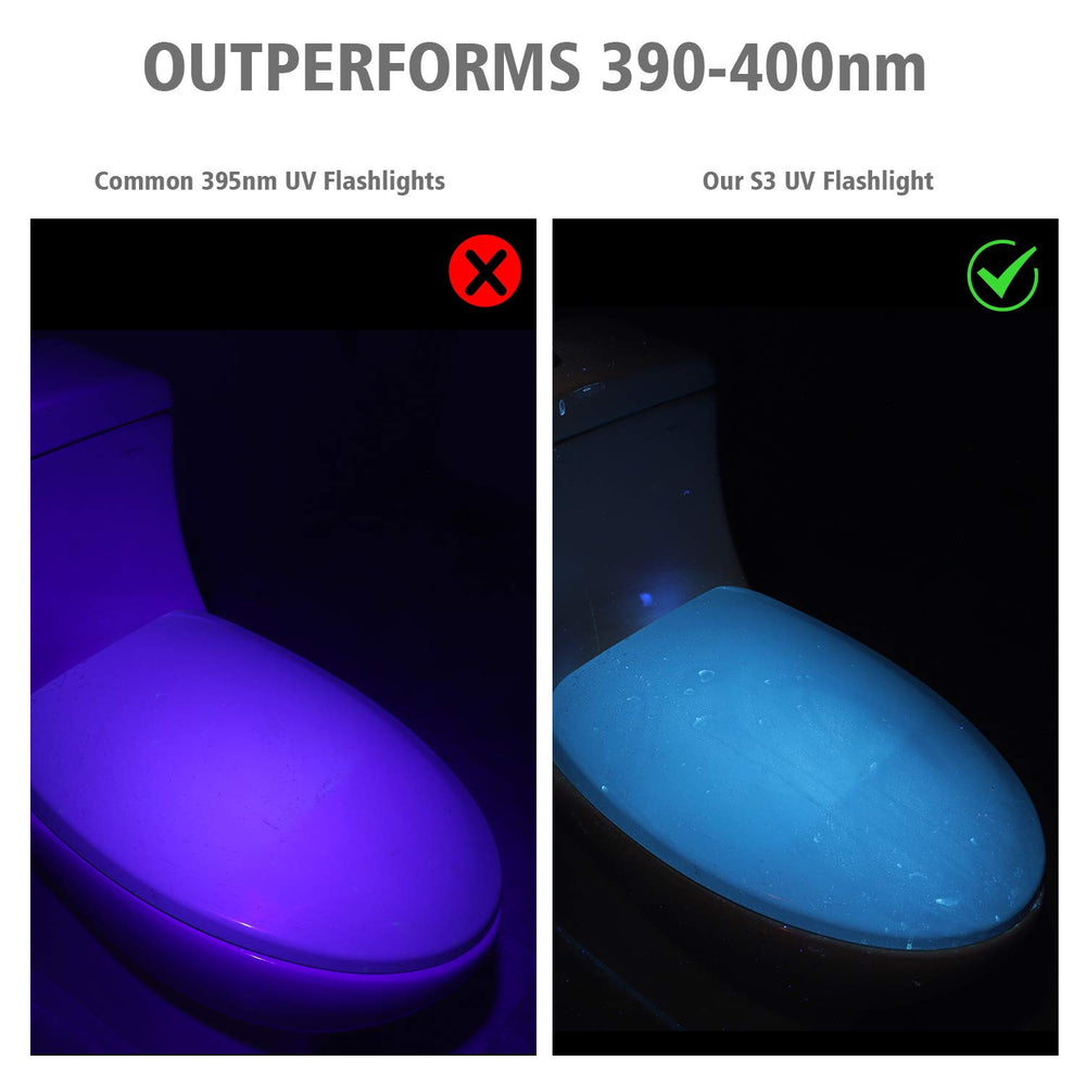 LUMENSHOOTER S3 resin-curing-demo demonstrates 365nm performance for curing tasks