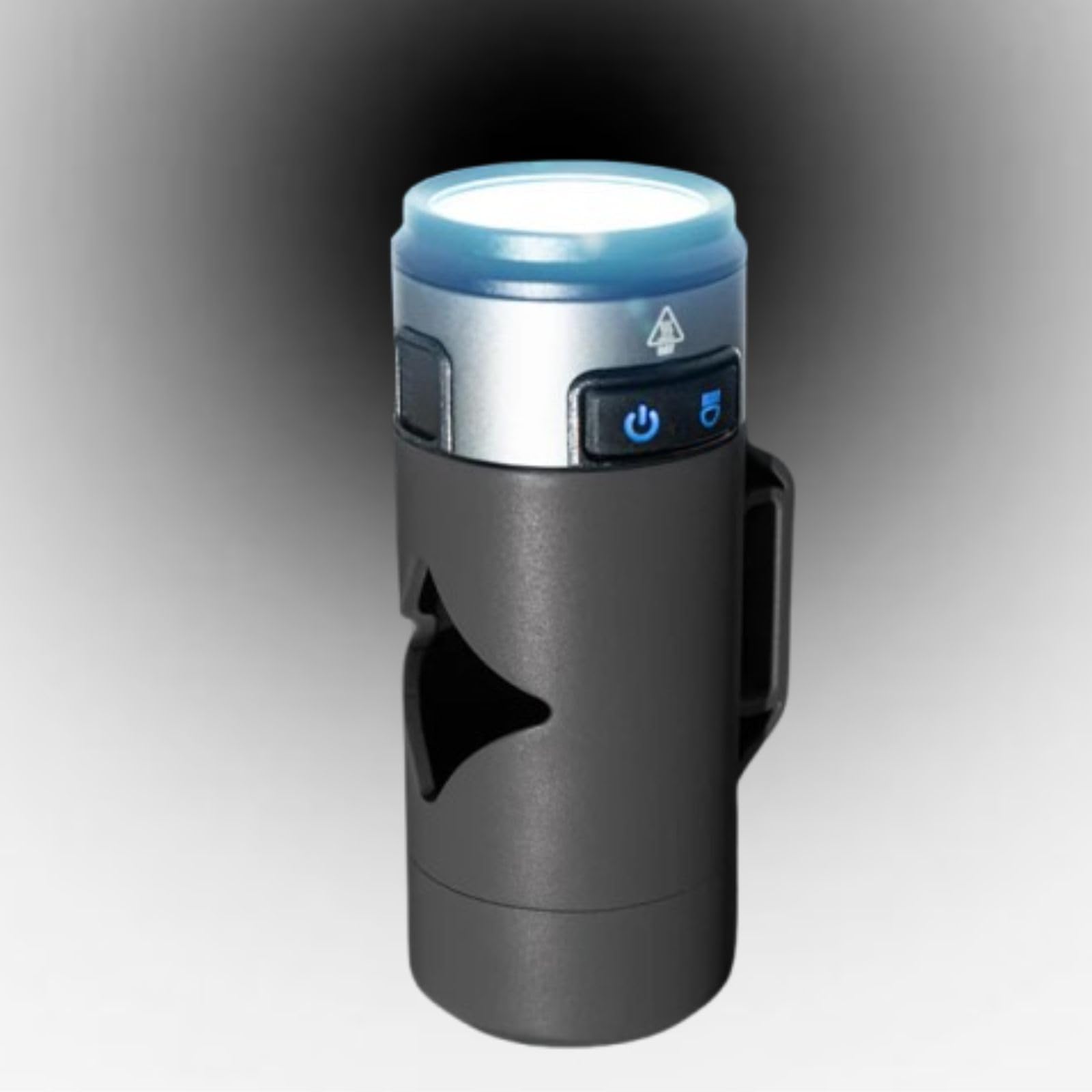 Lumi Pawtners magnetic lock and USB-C charging shown on the holder for secure recharging.