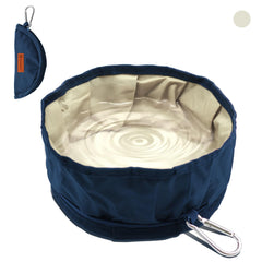 LumoLeaf collapsible dog bowls open for easy feeding on the go and travel-ready.