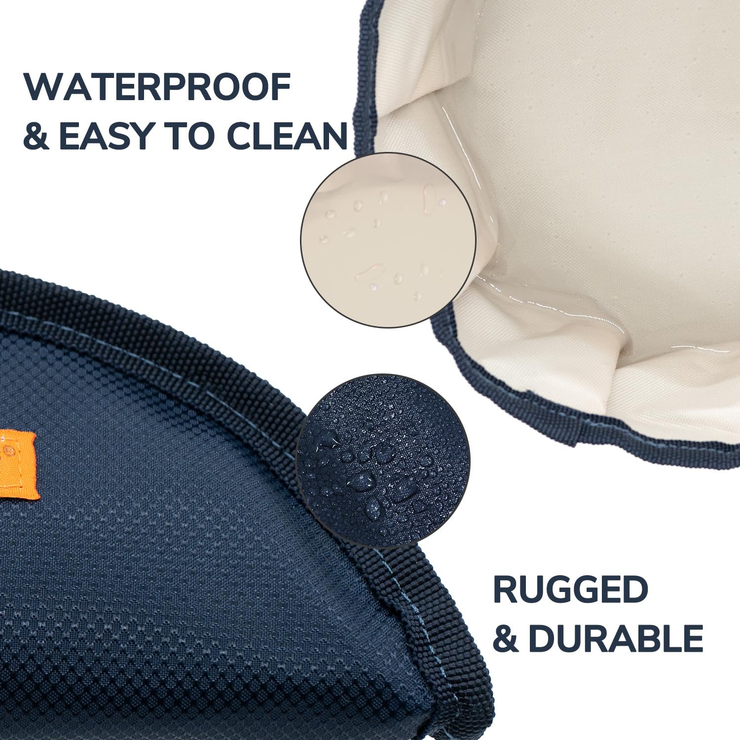 LumoLeaf collapsible dog bowls leak-proof lining ensures mess-free water refills.