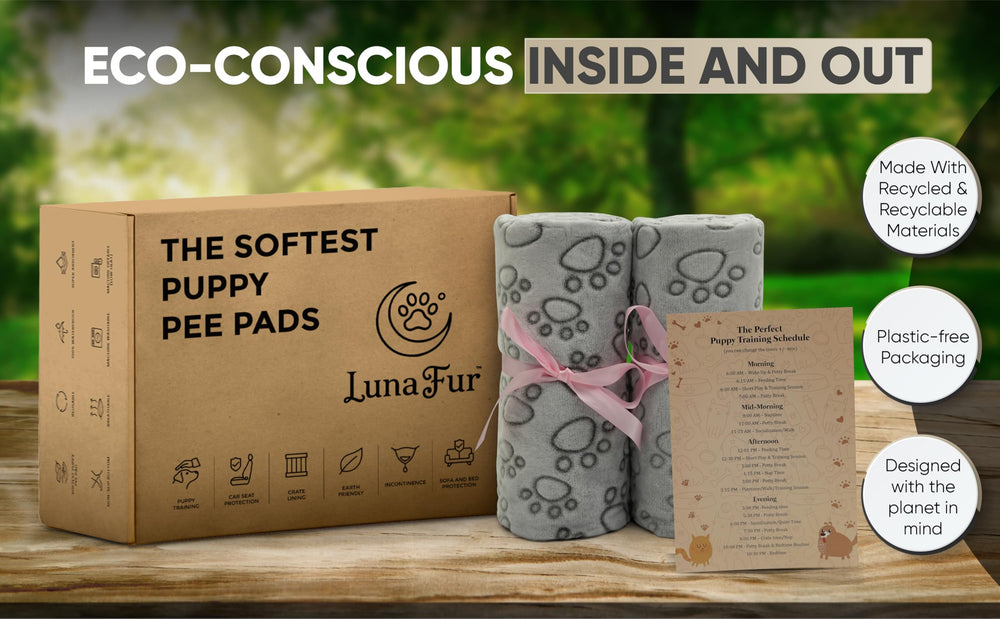 LUNA FUR 2-pack offers convenient, cost-saving option for ongoing puppy care.