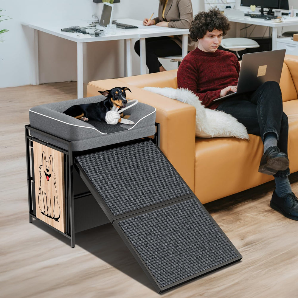 lunacme dog window perch moves easily to any corner for flexible use.