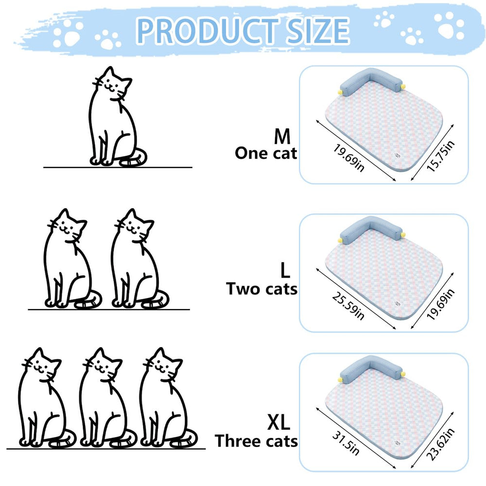 Lunale relaxing cat bed invites cozy naps and calm lounging