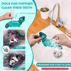 LunaPaw bacon-scented lizard toy engages dogs for longer play.