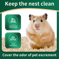 Luoglude low-dust aspen shavings protect delicate pets from irritants