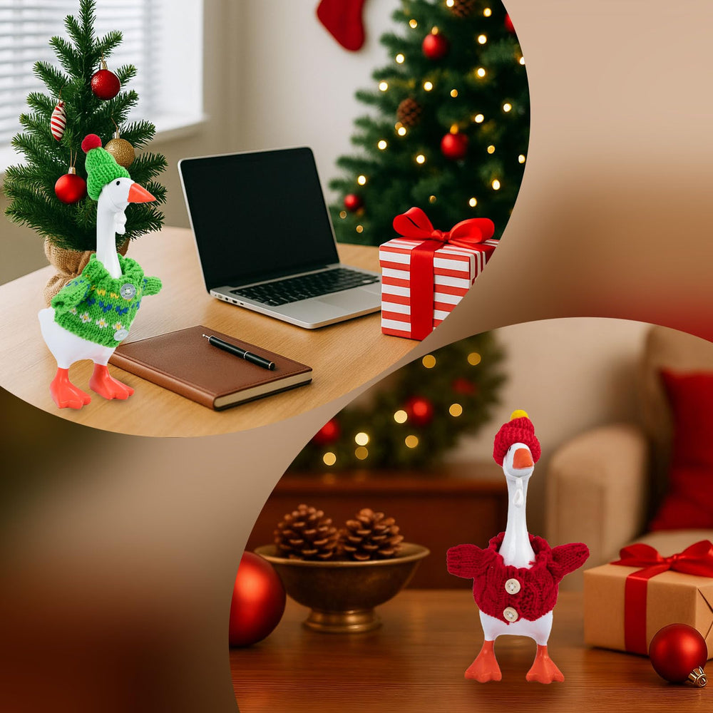 LUOHECAM Christmas desk-goose sets add festive charm to any workspace.