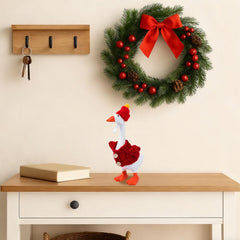 LUOHECAM soft-knit desk goose outfits provide cozy styling for winter desks.