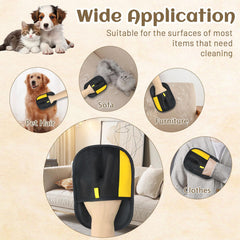 LUOMRTAN gloves ergonomic design enhances grip and comfort during pet grooming sessions.
