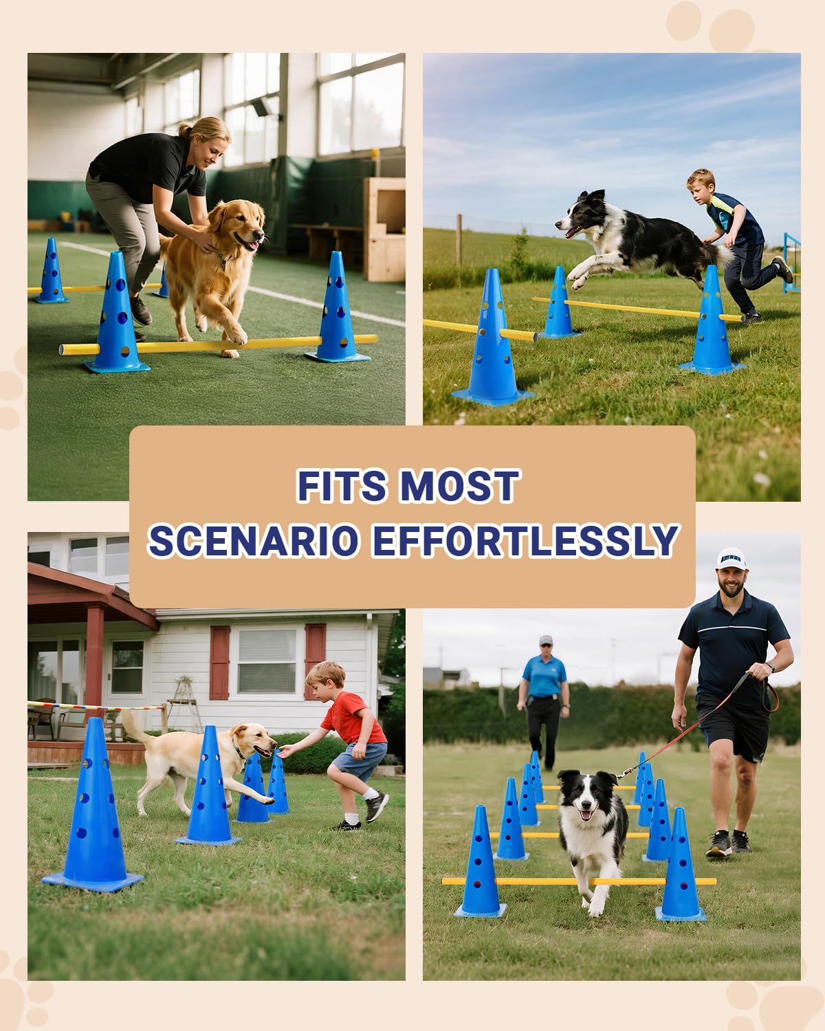Lupar dog agility gear boosts confidence, speed, and bonding during workouts.