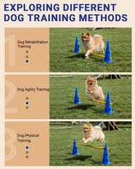 Lupar height-adjustable crossbar highlights scalable challenges for puppies to pros.
