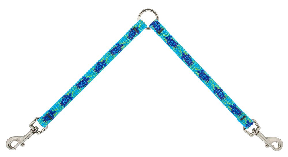LupinePet Originals 18-inch Turtle Reef coupler for easy two-dog walks
