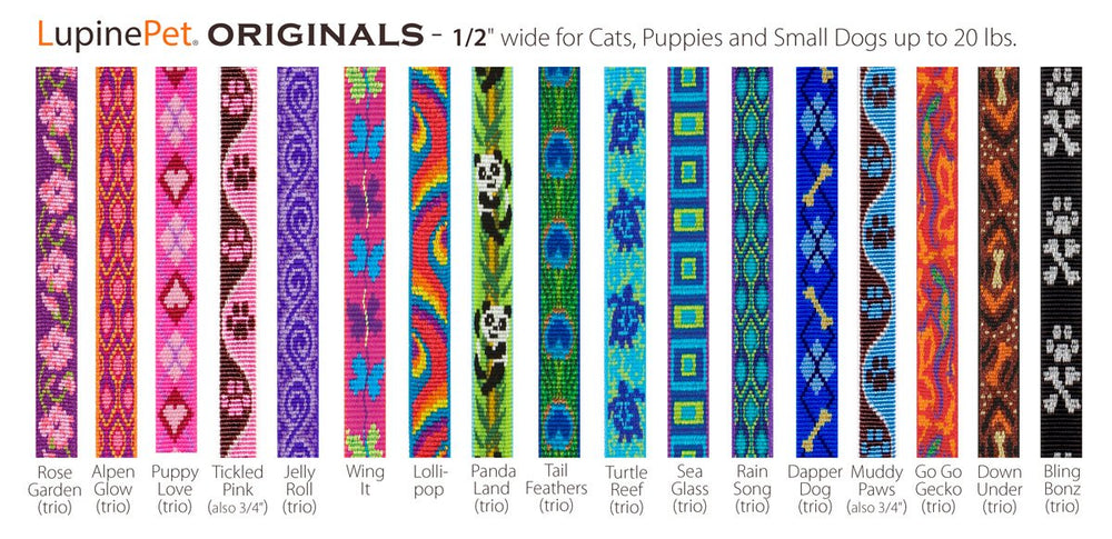 Arnes LupinePet Originals Turtle Reef para perros pequeños, ajuste cómodo.