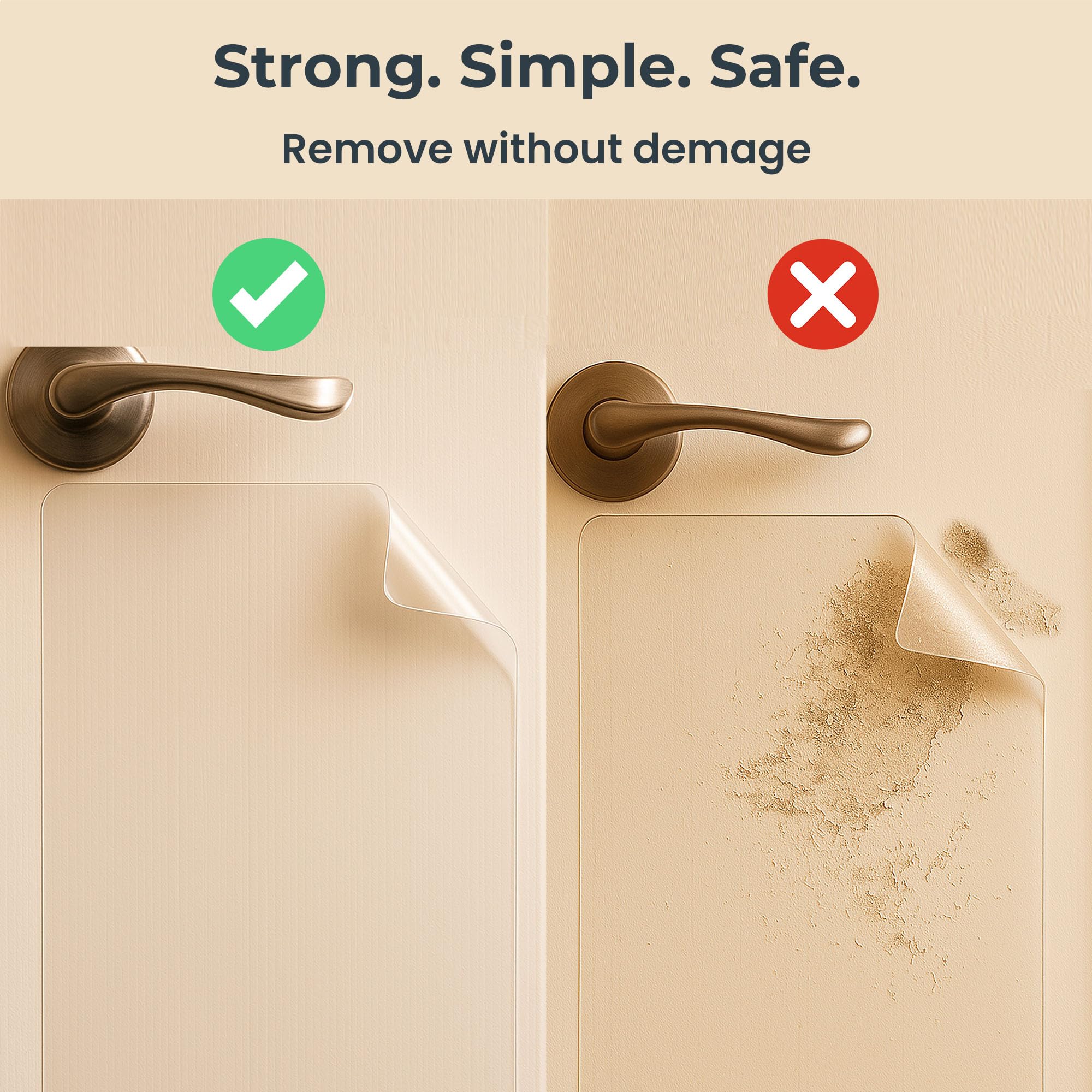 Lupvar 5-minute install with 3M adhesive dots, no tools needed