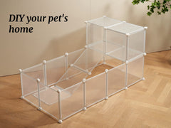 LURIVA Guinea pig playpen compact enclosure for safe containment.