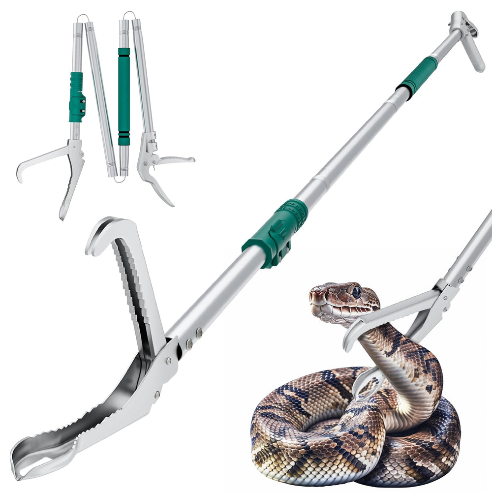 LURMMUE 69-inch snake grabber tool extended handle for safer distant capture