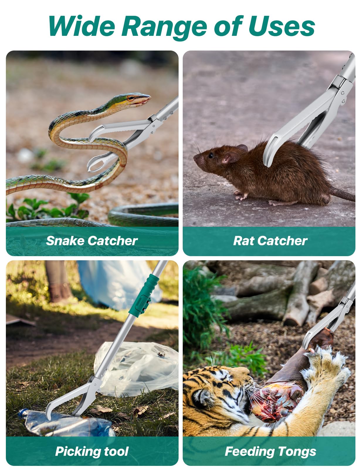 LURMMUE emergency reptile catcher ready for quick safe intervention