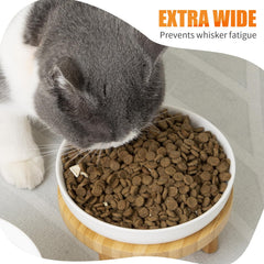 Lusifaco safe non-toxic ceramic dish ensures hygienic meals for pets.