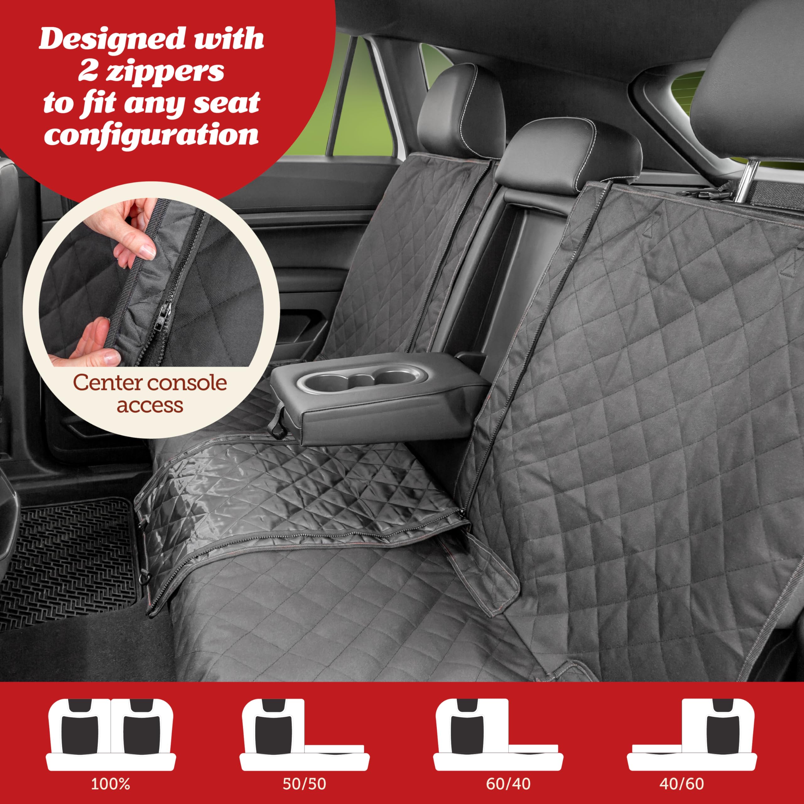 Lusso Gear backseat protector universal fit works in cars and trucks.