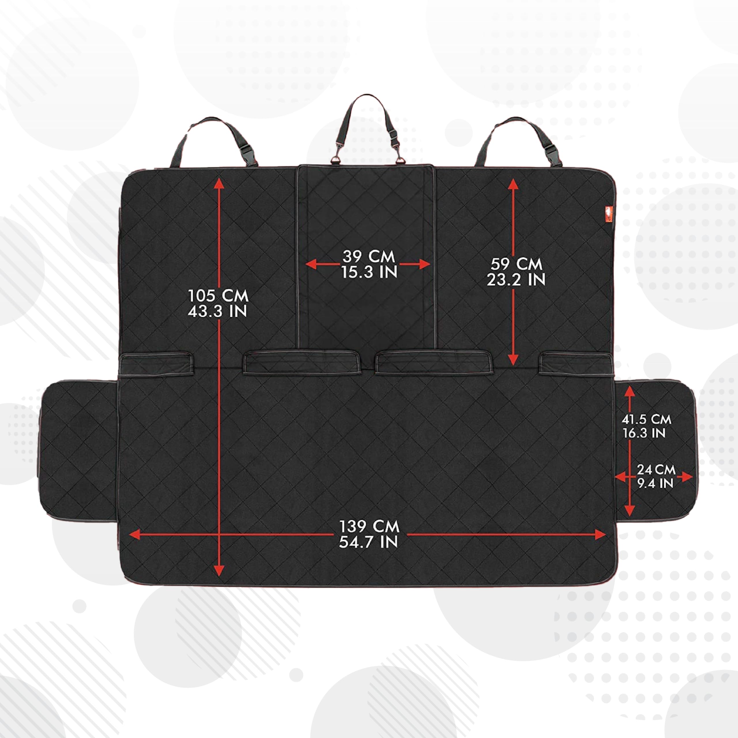Lusso Gear pet travel protector for SUV keeps car clean during trips