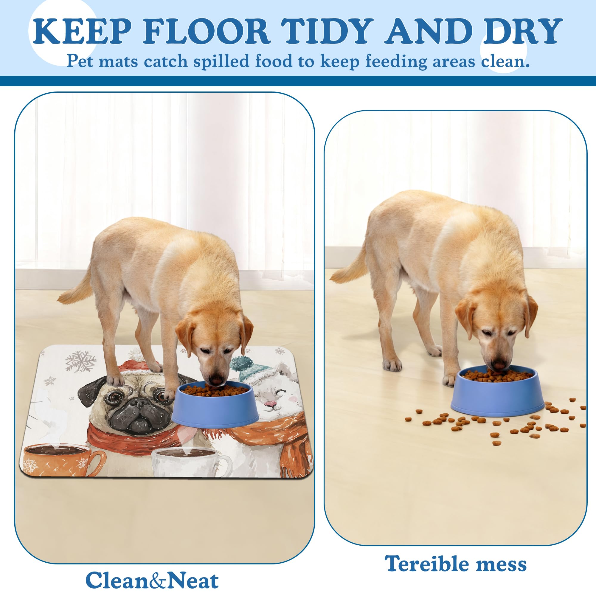 LUTASER chew-resistant material designed to withstand curious pets during meals.