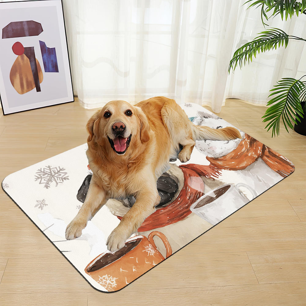 LUTASER travel-rollable-feeding-mat shown for easy packing and on-the-go feeding.