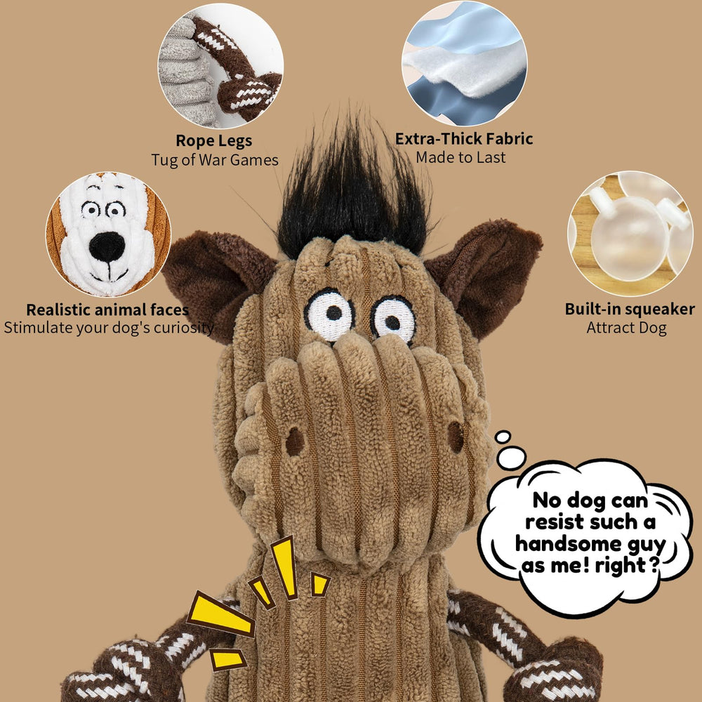 Luudoogs 5-pack elephant toy close-up encourages fetching and chewing.