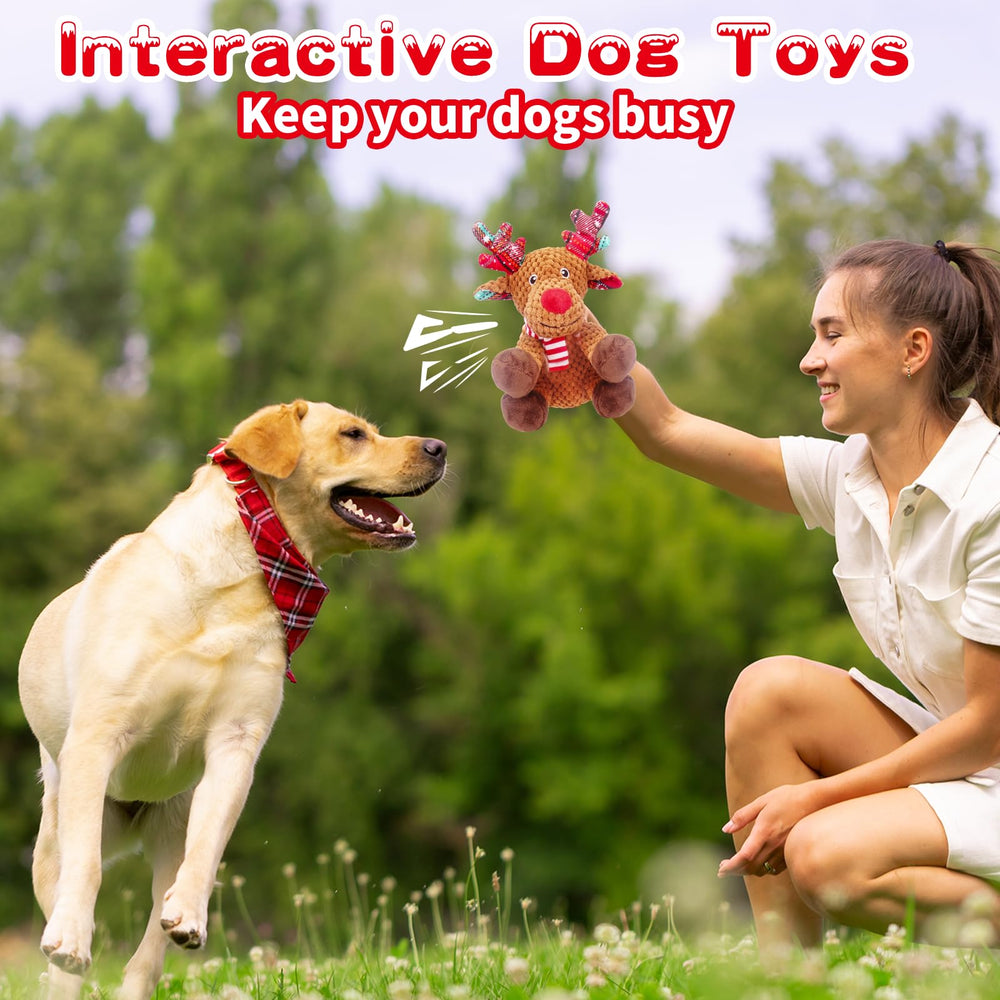 Luudoogs Christmas toy makes a festive gift for puppies.