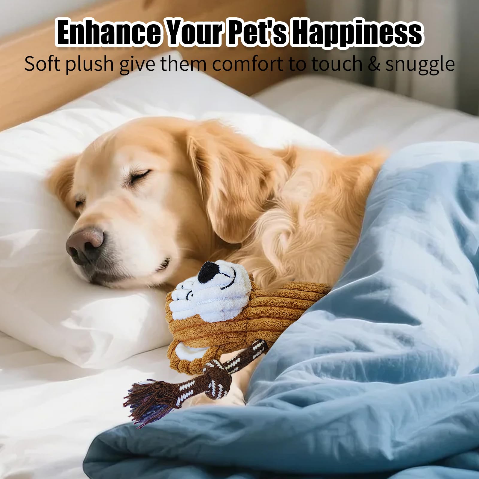 Luudoogs plush toy seams close-up reinforced stitching for durability.