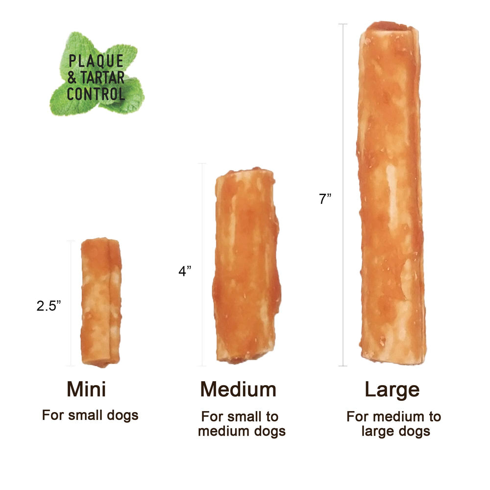 LuvChew breakable chunks show safe portions for easy sharing with multiple dogs