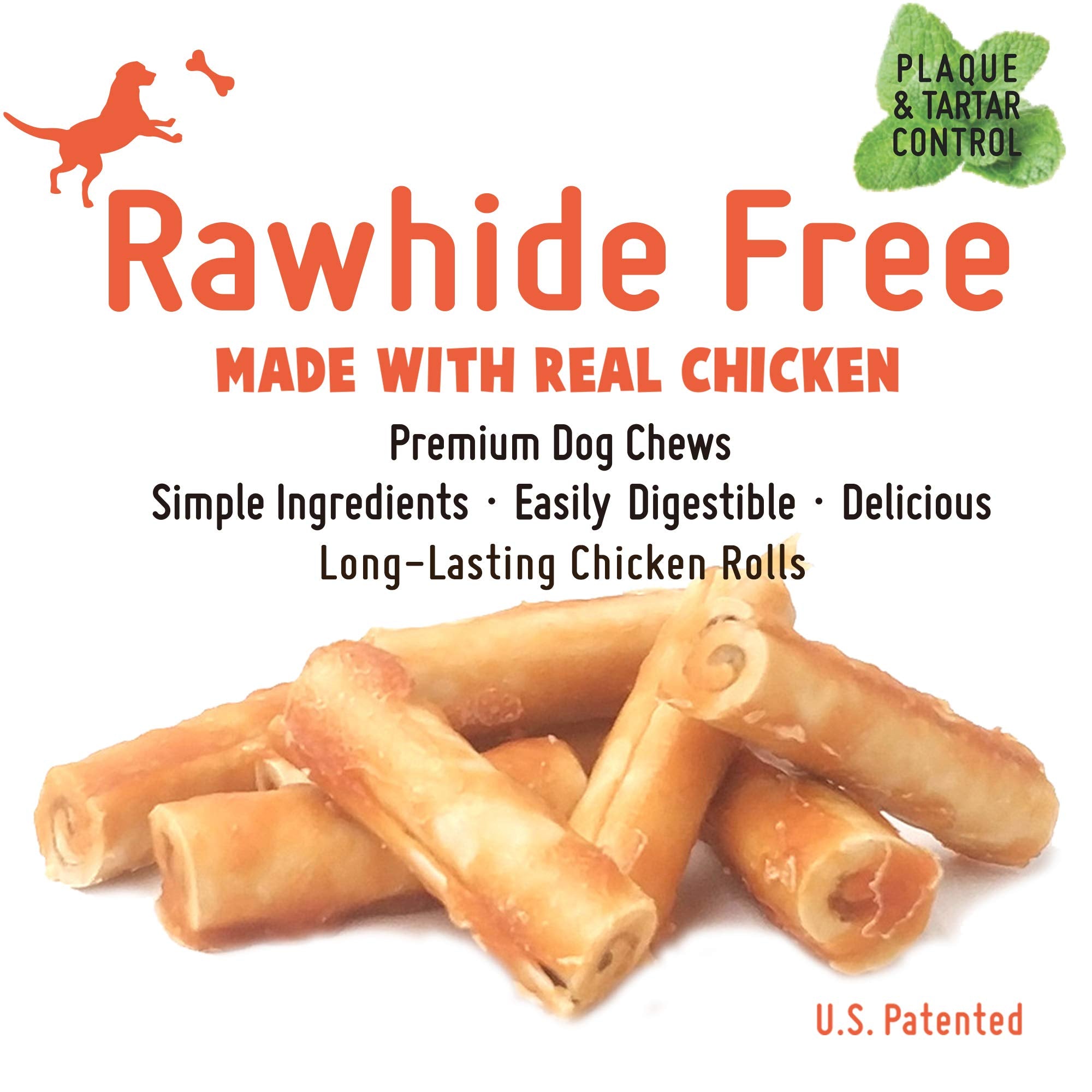 LuvChew dog chews pack shot 10pcs demonstrates value for small dogs and long-lasting chew
