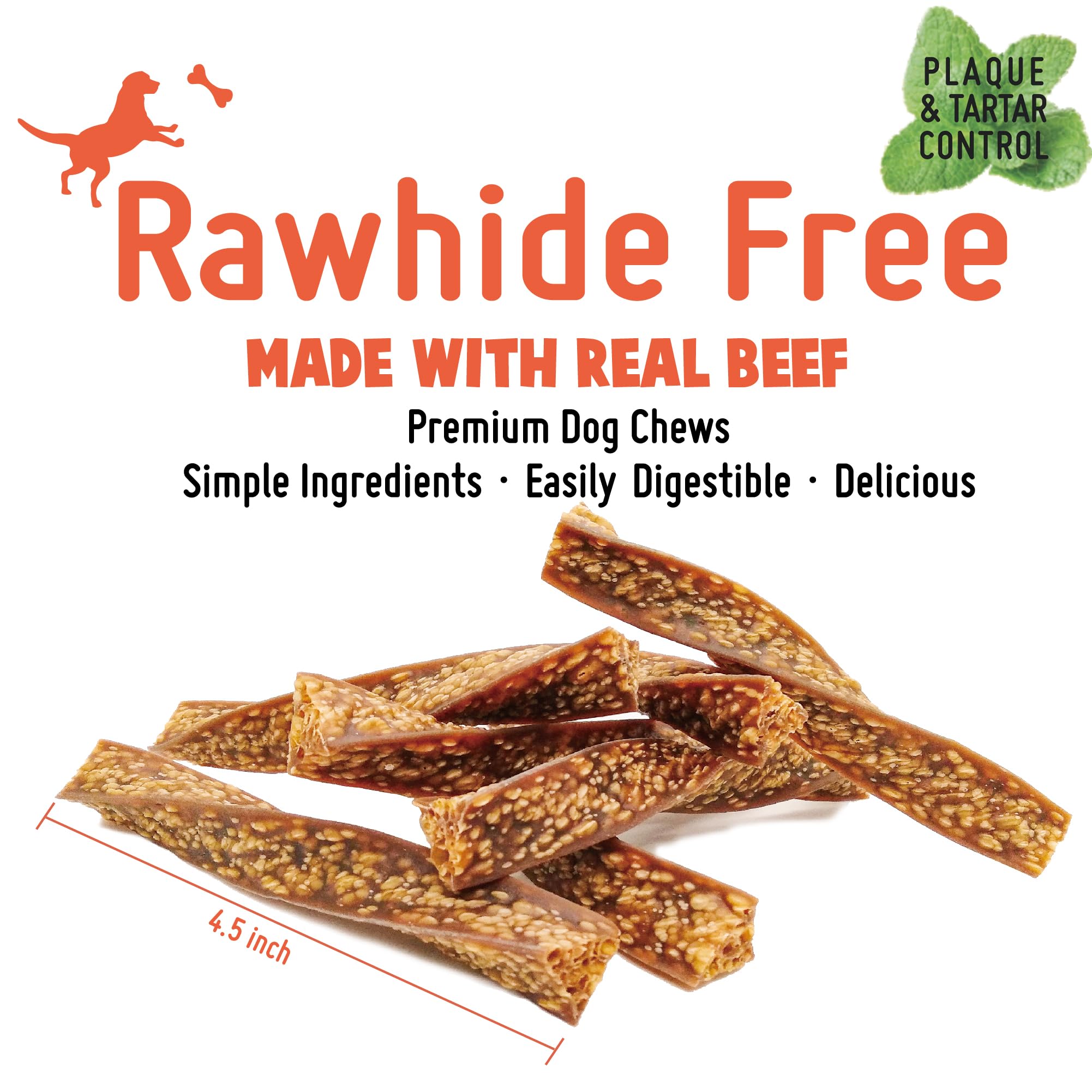 LuvChew teeth-cleaning porous texture – promotes healthier gums through chewy fun.