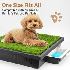 LUVCOSY-compatible pee-pod tray fits all PetSafe Pet Loo sizes for versatile setup.