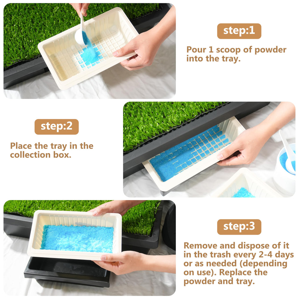 LUVCOSY easy-disposal tray lets you remove and dispose quickly.
