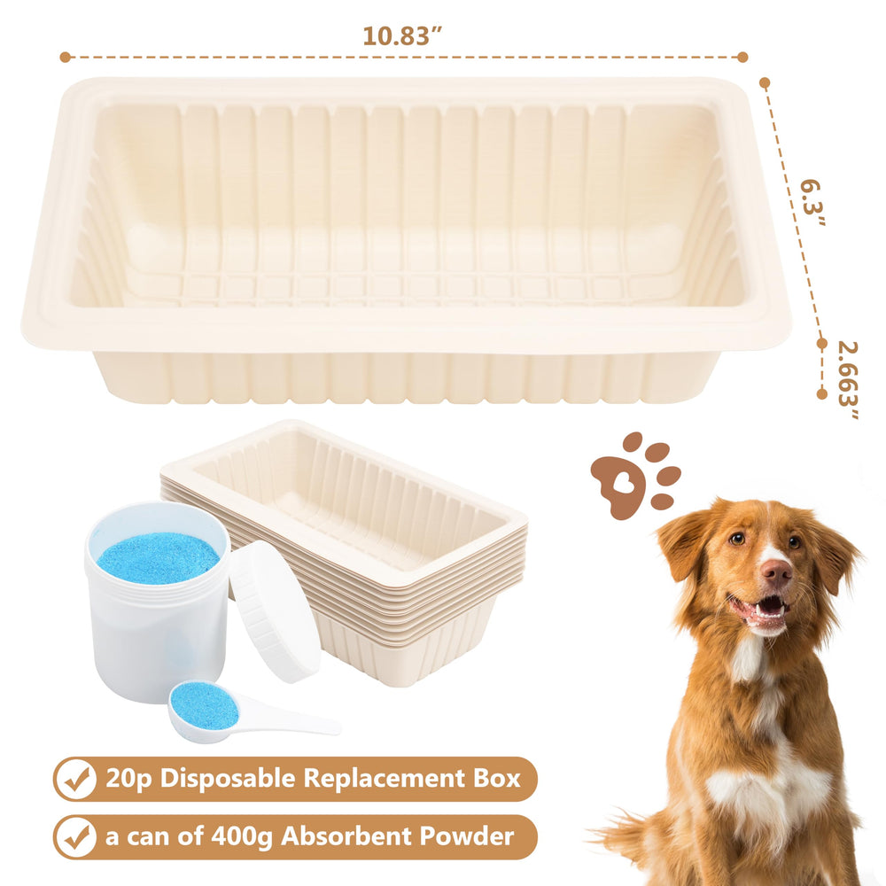 LUVCOSY tray sponge absorbent enables quick gel formation for cleanup.