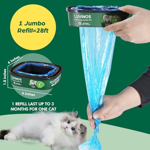 Luvinos 7-layer odor-guard design close-up highlights odor protection.